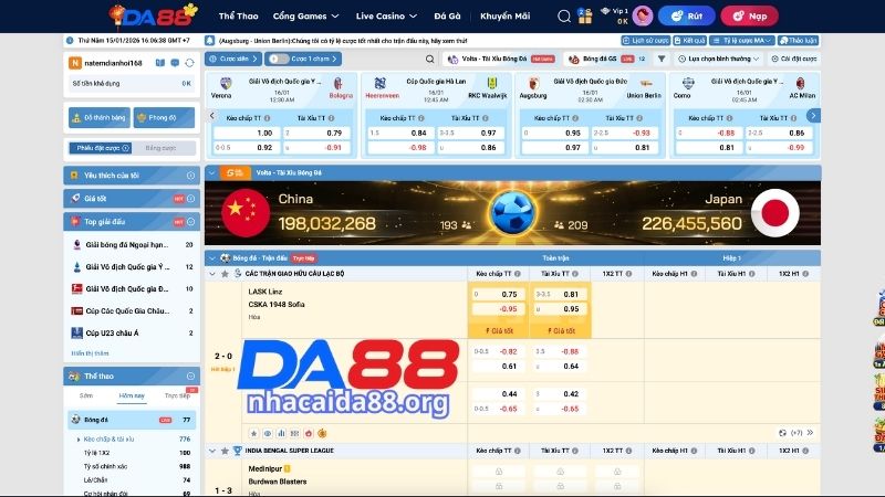 Hướng dẫn cách tham gia Thể thao DA88 siêu đơn giản