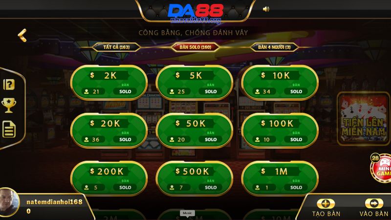 Tips cược hiệu quả chinh phục thưởng khủng tại game bài Da88