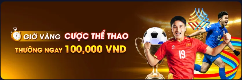 Cược thể thao và nhận 100K miễn phí mỗi ngày