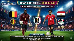 Nhận định soi kèo Bỉ vs Ai Cập 02h00 ngày 16/06/2026 – World Cup 2026