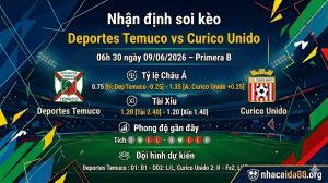 Nhận định soi kèo Deportes Temuco vs Curico Unido 06h 30 ngày 09/06/2026 – Primera B