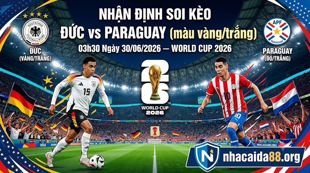 Nhận định soi kèo Đức vs Paraguay 03h30 ngày 30/06/2026 – World Cup 2026